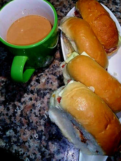 A picture of Shami burger.