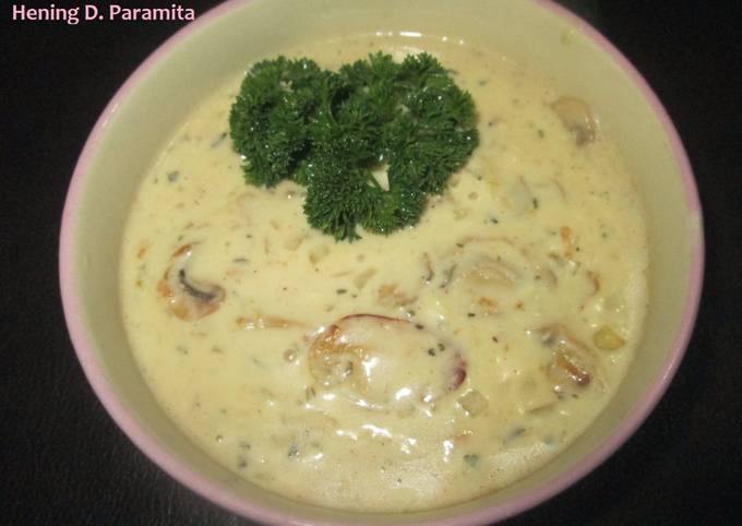 Ternyata ini lho! Resep mudah bikin Creamy Mushroom Gravy  sedap