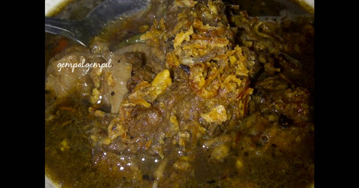 Resep Rawon Daging Kerbau Oleh Gempalgempil Cookpad