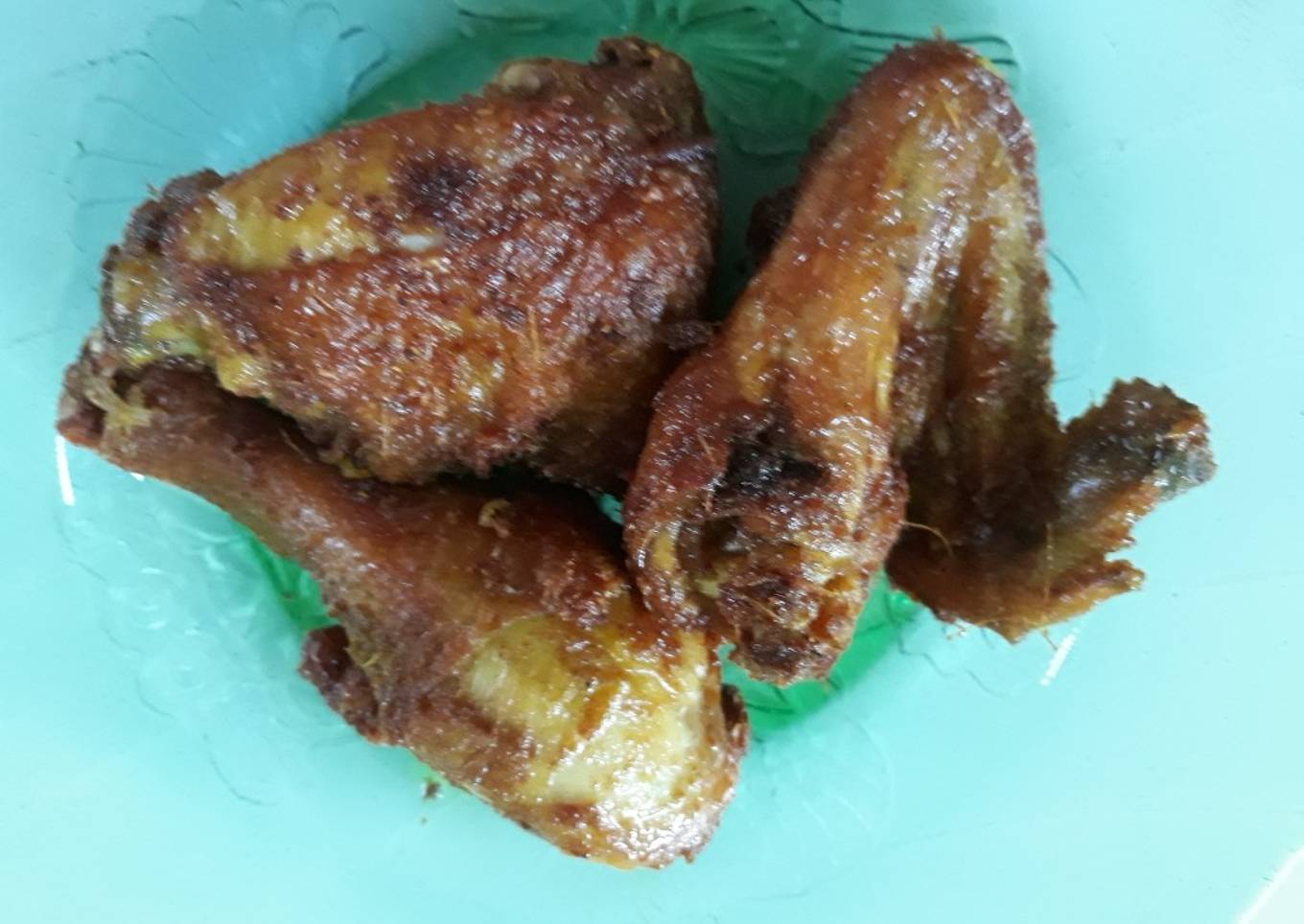 Ayam goreng ungkep bumbu kuning