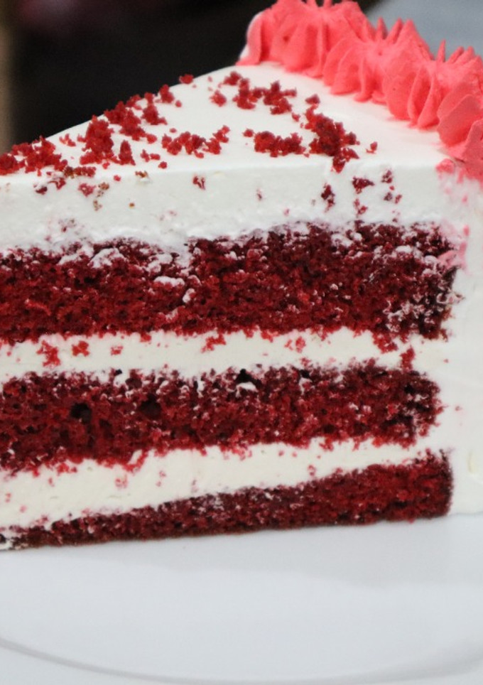 Una foto de Pastel red velvet