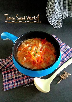 Foto resep Tumis Sawi Wortel 🥗