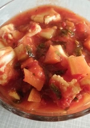 عکسی از دستور ترشی مشهدی
