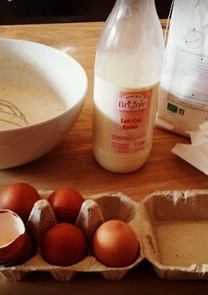 Une photo de Recette de pâte  à crêpe