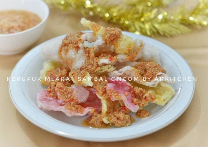 5. Kerupuk Mlarat Sambal Oncom Cirebon ala ArKitchen