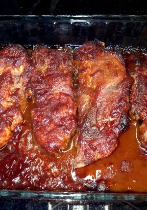 A picture of COWBOY'S Tangy BBQ Spare Ribs.