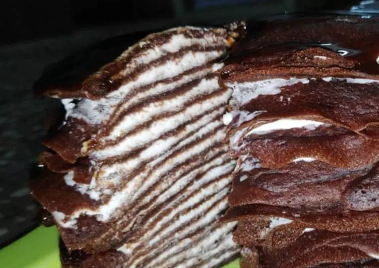 Kadhai Crepe Cake for Navratri Fasts