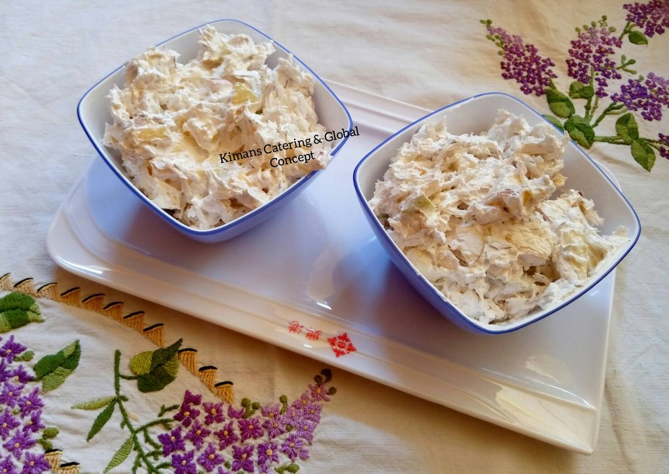 Creamy fruit salad