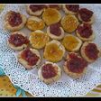 "Pepas con dulce batata y membrillo"