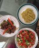 Mollejas de pollo a la criolla