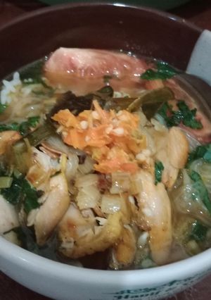 Foto resep Soto Ayam (Bumbu Instant)