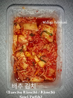 Foto resep 배추 김치 (Baechu Kimchi / Kimchi Sawi Putih)