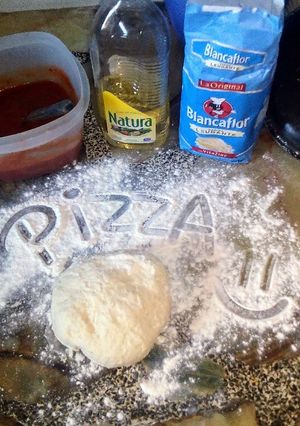 Una foto de Pizza sin levadura