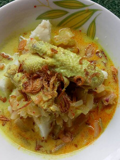 Foto resep Opor ayam kampung (kuah lontong lebaran)