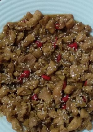Foto resep Chicken teriyaki tabur wijen