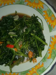 Foto resep Tumis kangkung sederhana