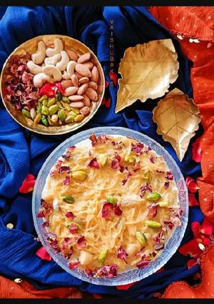 A picture of Kashmiri Sheer Khurma/ kashmiri sevaiyan.