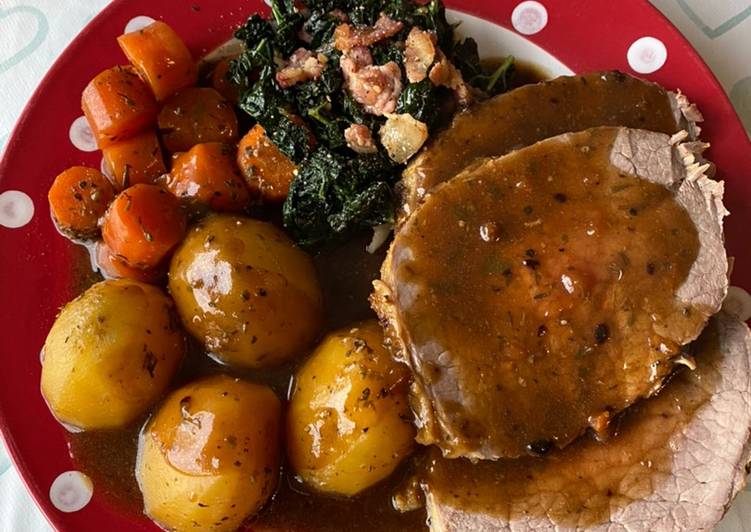 Recipe of Award-winning Roast Beef with veg my way