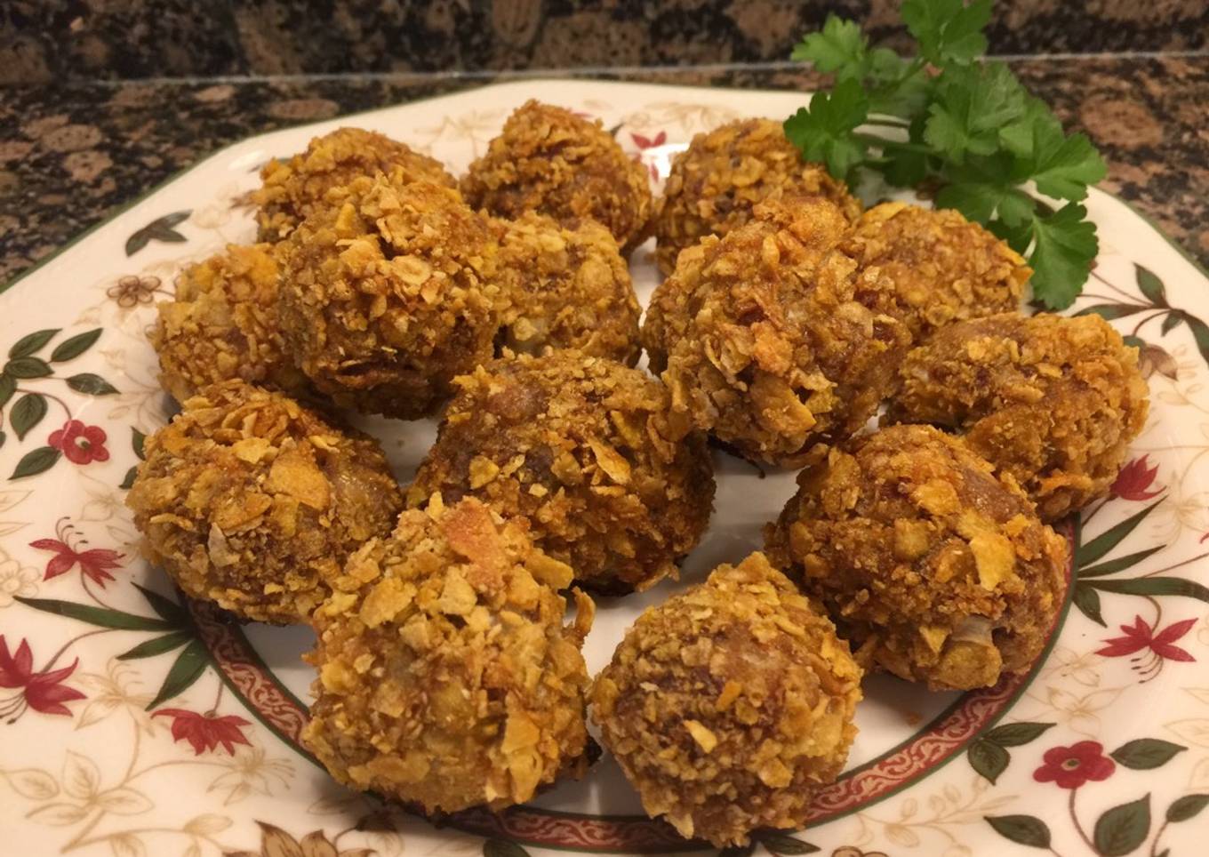 Albóndigas rebozadas con cereales sin gluten