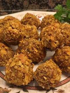 Una foto de Albóndigas rebozadas con cereales sin gluten