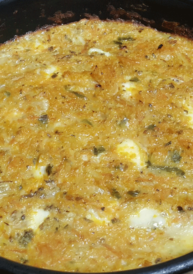 Una foto de Tortilla de verduras al horno