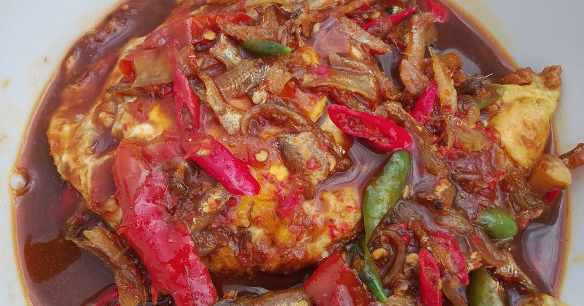 Telur ceplok cabe iris