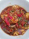 Telur ceplok cabe iris