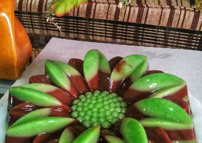 Puding chocolatos coklat greentea