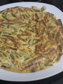 Una foto de Tortilla de habicholillas