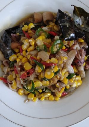 Foto resep Cumi asin jagung