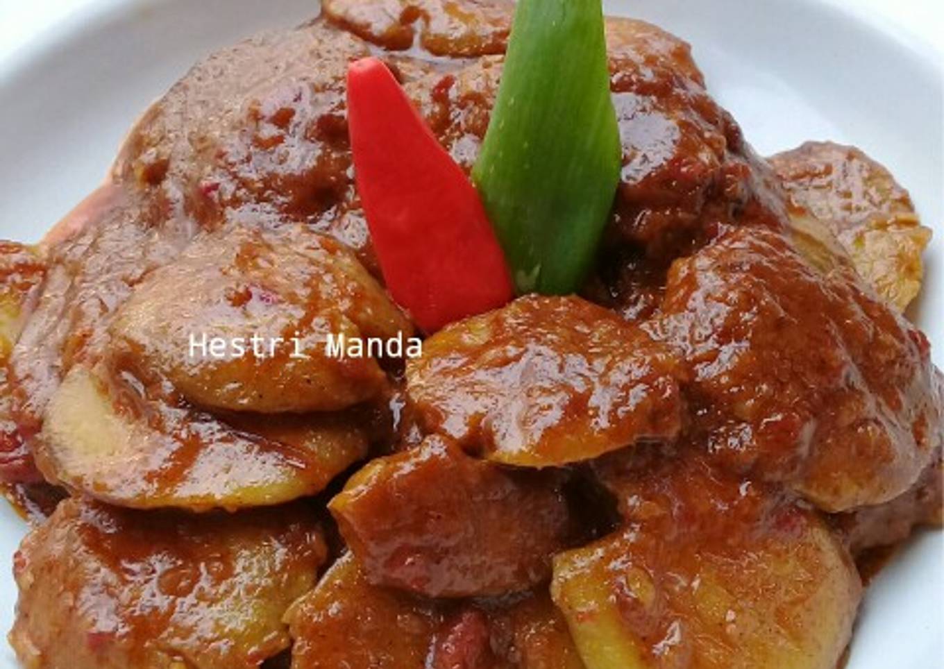 Rendang jengkol