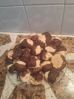 Una foto de Galletitas marmoladas veganas