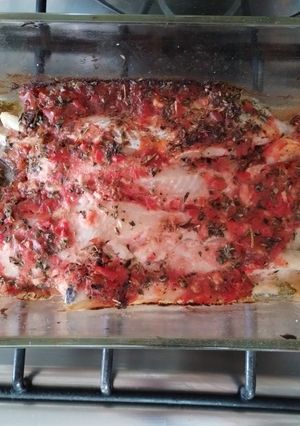 Una foto de Merluza al horno fácil 👌