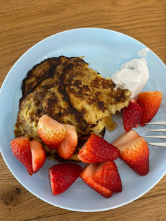 A picture of Banana pancakes.
