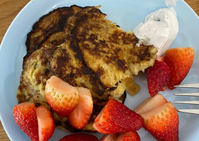 Steps to Make Homemade Banana pancakes