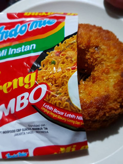 Foto resep Donat indomie goreng #BikinRamadanBerkesan