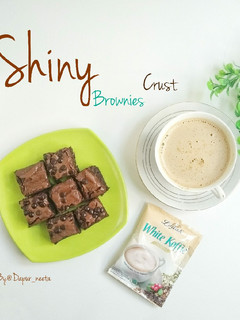 Foto resep Shiny Crust Brownies