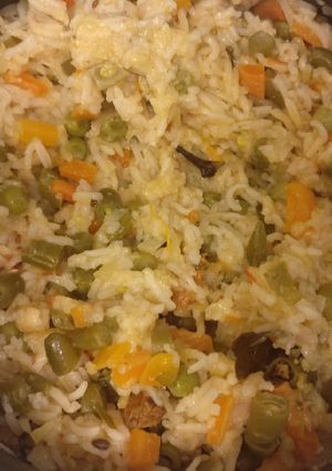 A picture of Veg pulav.