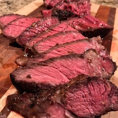 A picture of Reverse seared boneless ribeye.