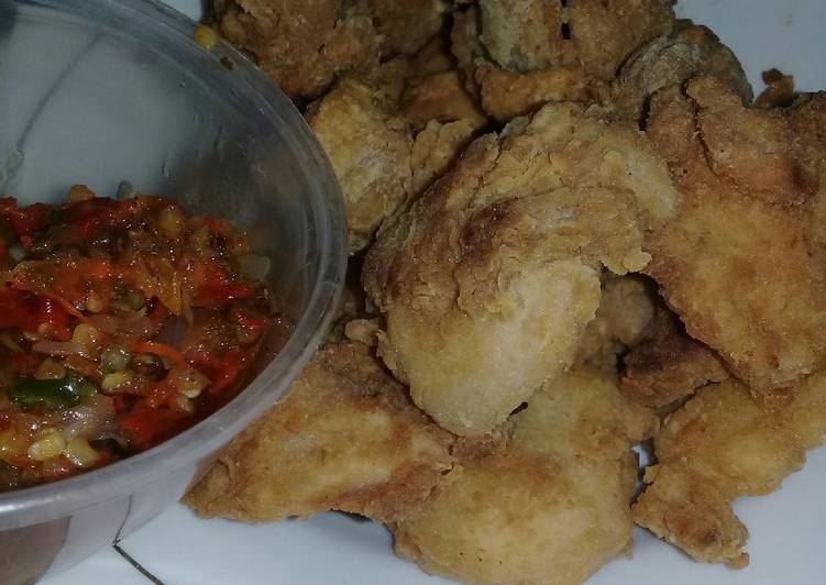 Ayam & bakso crispy