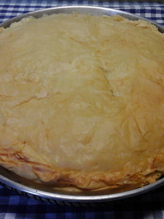 A picture of Spanakopita with Feta (Spinach Pie with Feta Cheese).