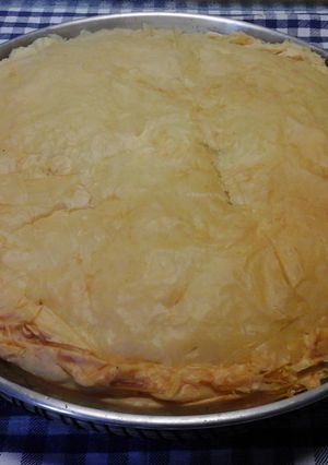 A picture of Spanakopita with Feta (Spinach Pie with Feta Cheese).