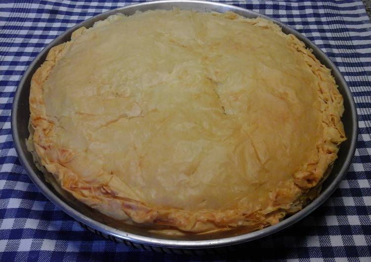 Recipe of Perfect Spanakopita with Feta  (Spinach Pie with Feta Cheese)