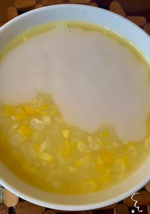 Hình của món Chè bắp.