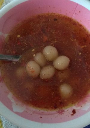 Foto resep Baso Aci kuah pedesss