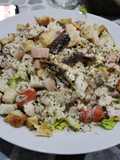 Ensalada César fit con almendras