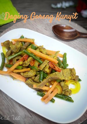 Gambar Daging Goreng Kunyit
