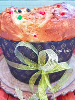 Foto resep 525. Panettone Italian Bread, Roti khas Natal