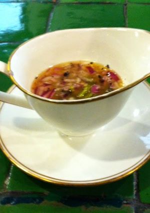 Una foto de Salsa de habanero en escabeche