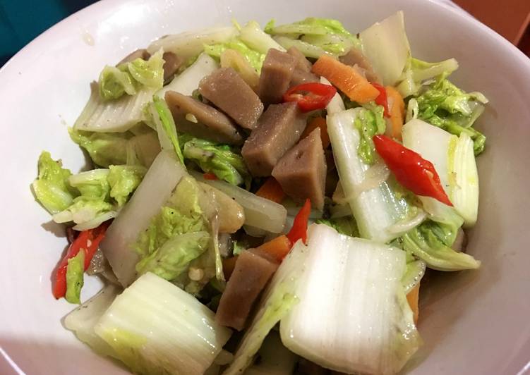 Langkah Mudah untuk Membuat Oseng sawi mix bakso, Menggugah Selera